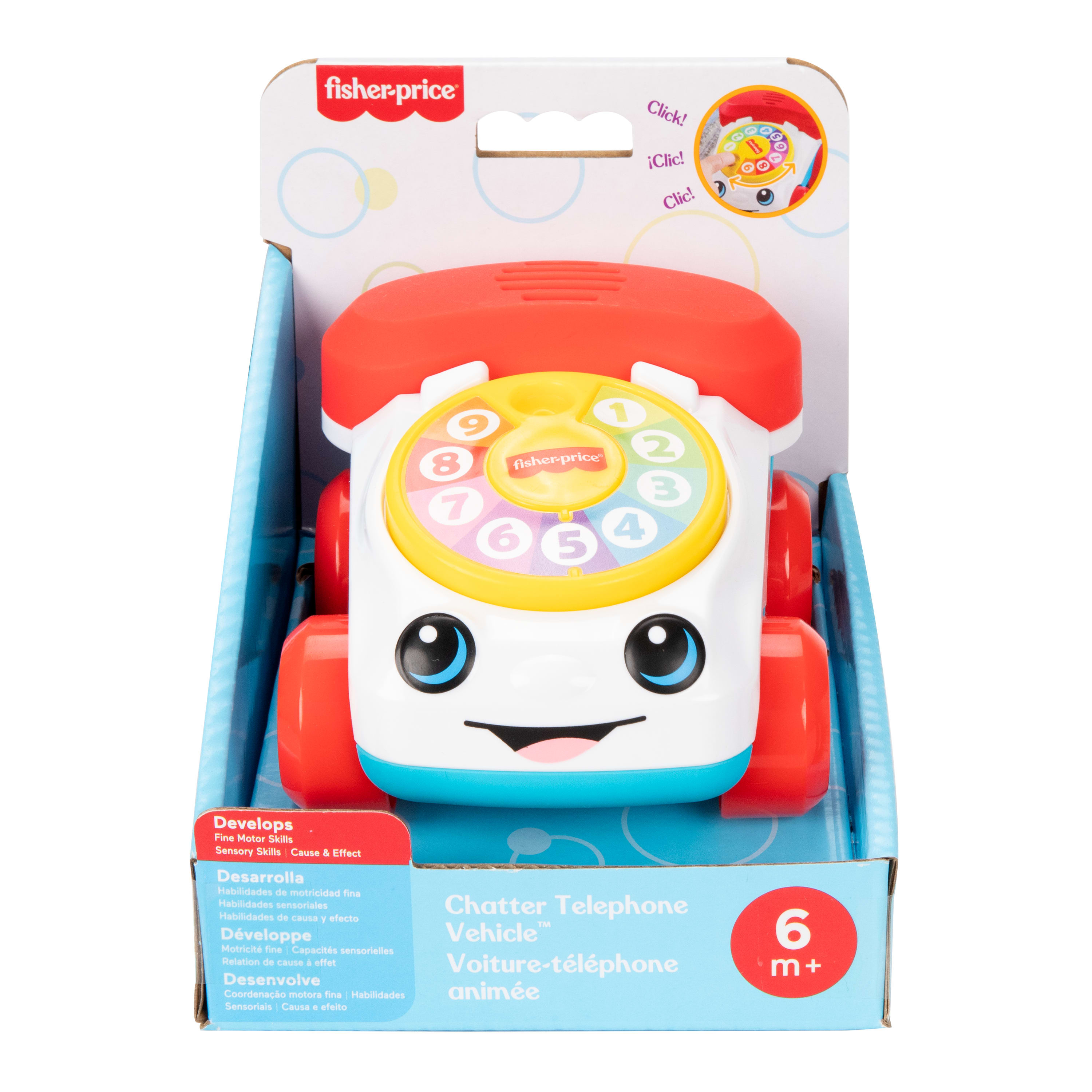Машинка-каталка Веселий телефончик Fisher-Price (JKD56) фото2
