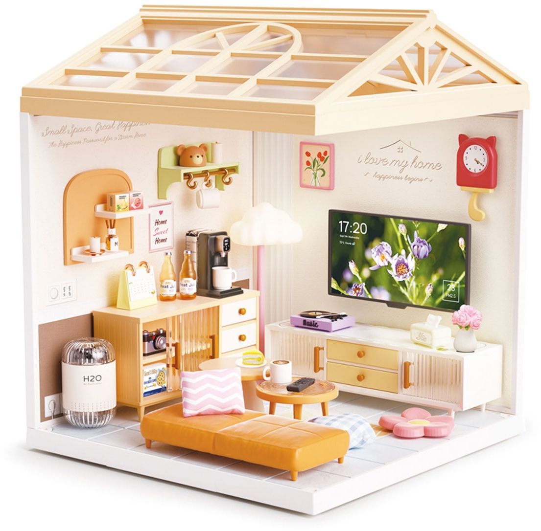 Конструктор-румбокс Mini House серії Інтер'єр – Вітальня (світло) (8006) фото3