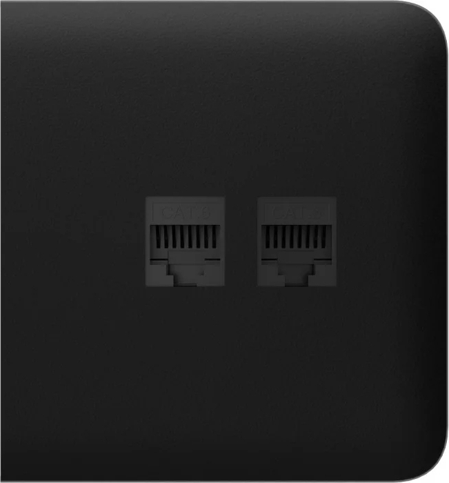 Боковая панель для встроенной интернет-розетки Ajax SideCover LAN черная (000058921) фото 2