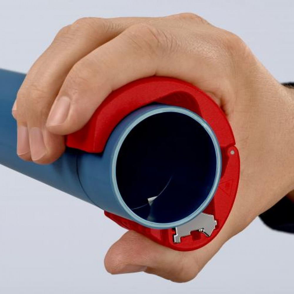 Труборез KNIPEX для пластиковых труб, 20-50мм 72мм (90-22-10-BK) фото 