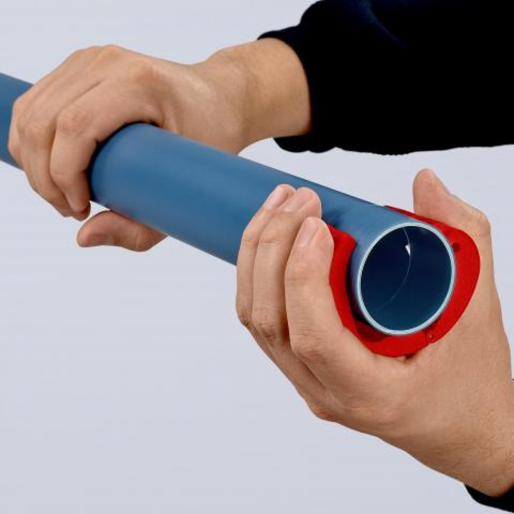 Труборез KNIPEX для пластиковых труб, 20-50мм 72мм (90-22-10-BK) фото 