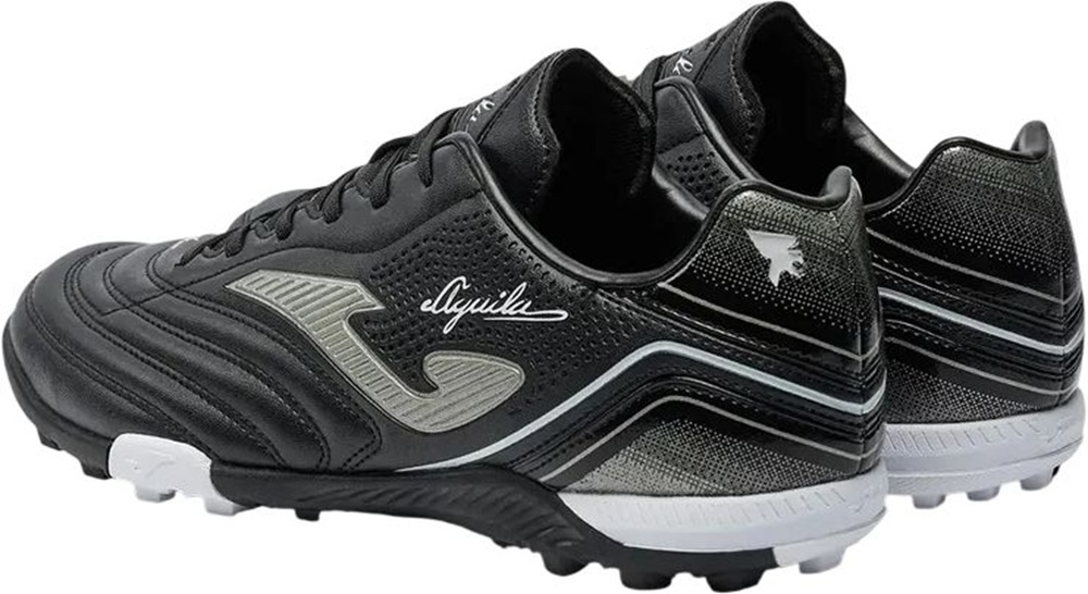 Сороконожки мужские JOMA Aguila 2401 Black White Turf AGUW2401TF 41 черные фото 3
