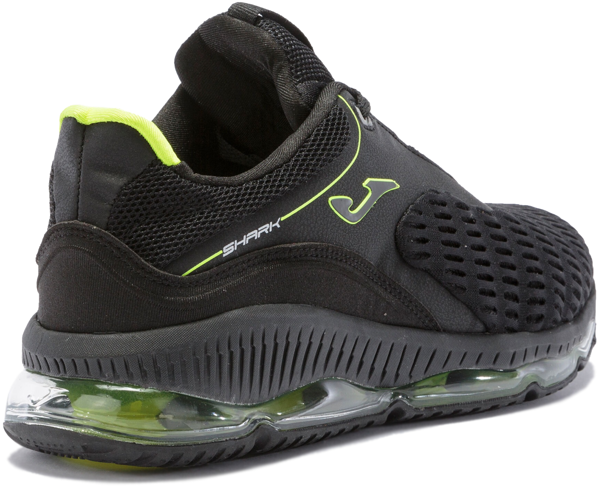 Кроссовки мужские JOMA Shark 2101 Black Lemon Fluor CSHARW2101 44 черные фото 