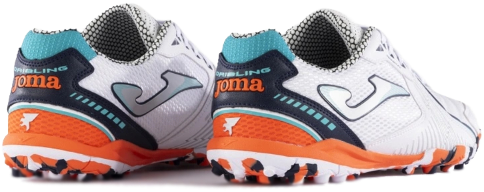 Сороконожки мужские JOMA Dribling 2432 White Orange Turf DRIW2432TF 41 белые фото 3