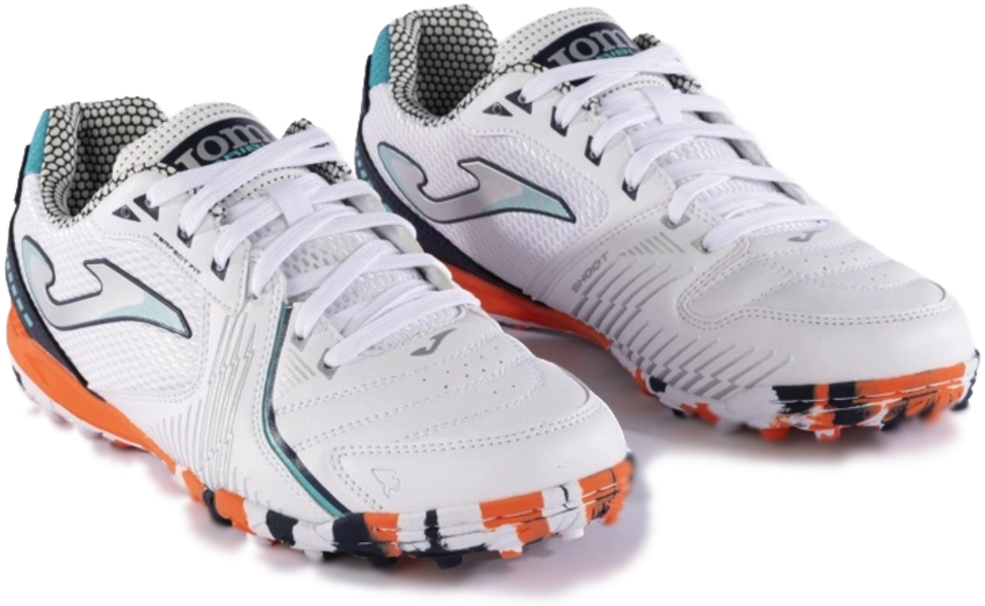 Сороконожки мужские JOMA Dribling 2432 White Orange Turf DRIW2432TF 43 белые фото 2