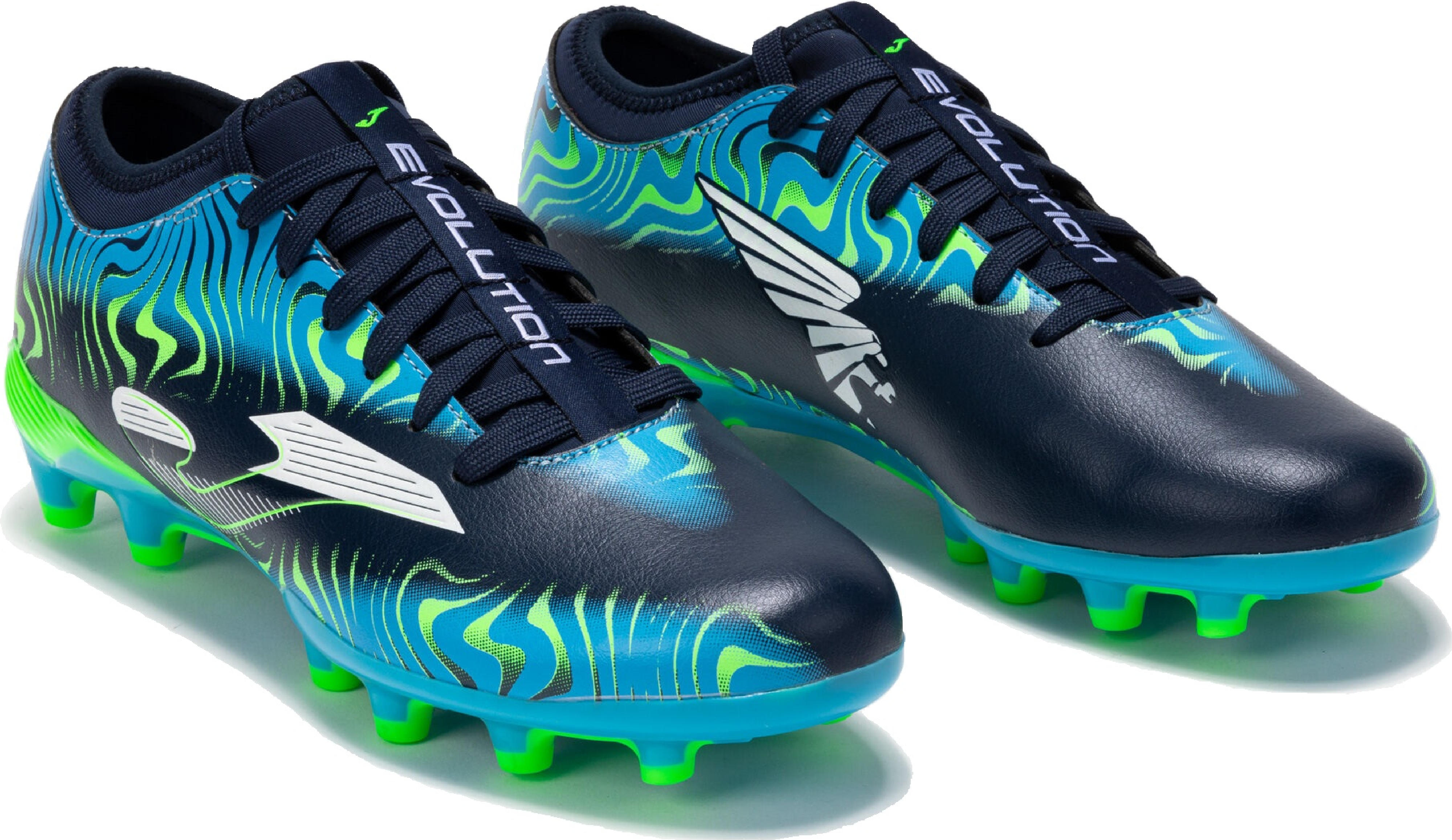 Бутсы мужские JOMA Evolution 2503 Navy Firm Ground EVOS2503FG 41 темно-синие/серые фото 