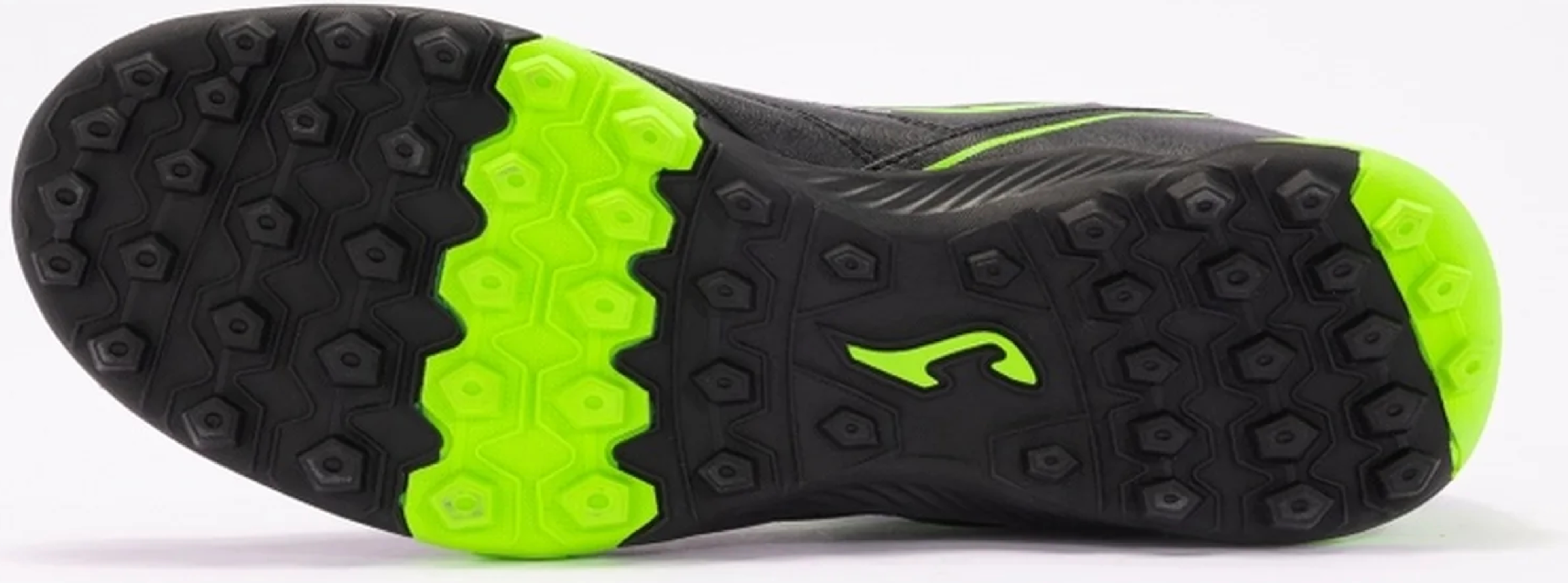 Сороконожки мужские JOMA Maxima 2401 Black Green Turf MAXS2401TF 44 черные фото 4