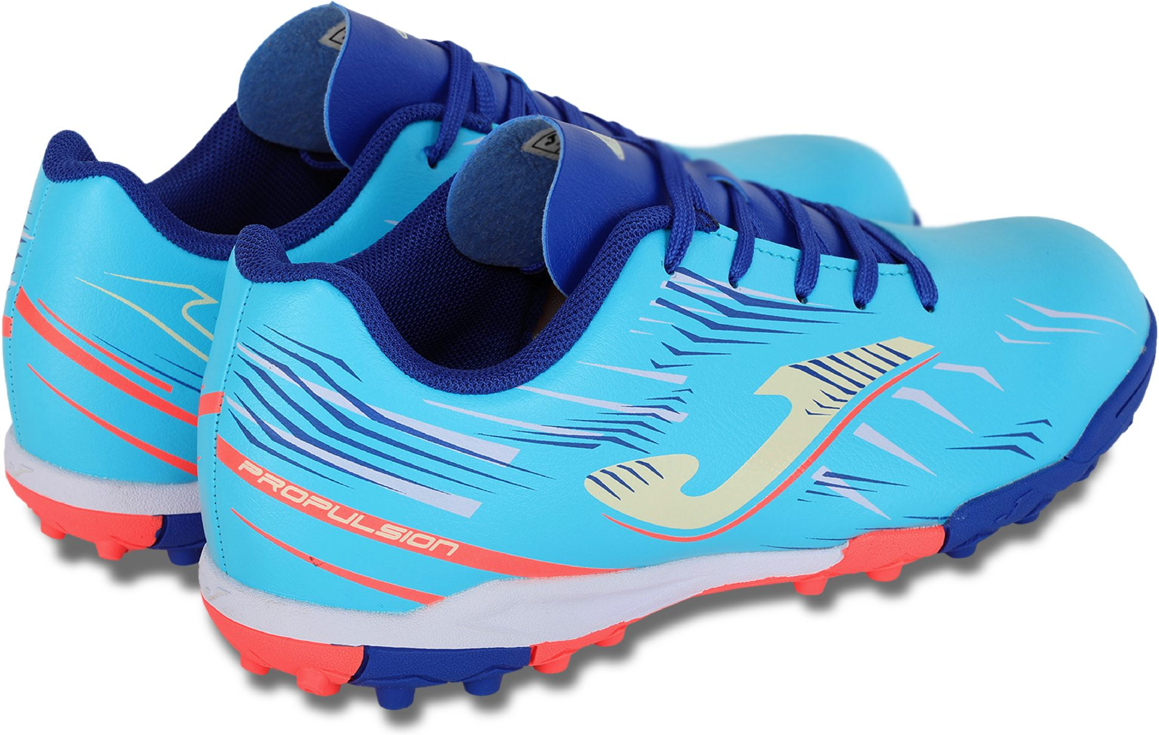 Сороконожки детские JOMA Propulsion Jr 2505 Blue Turf PRJS2505TF 35 голубые фото 4