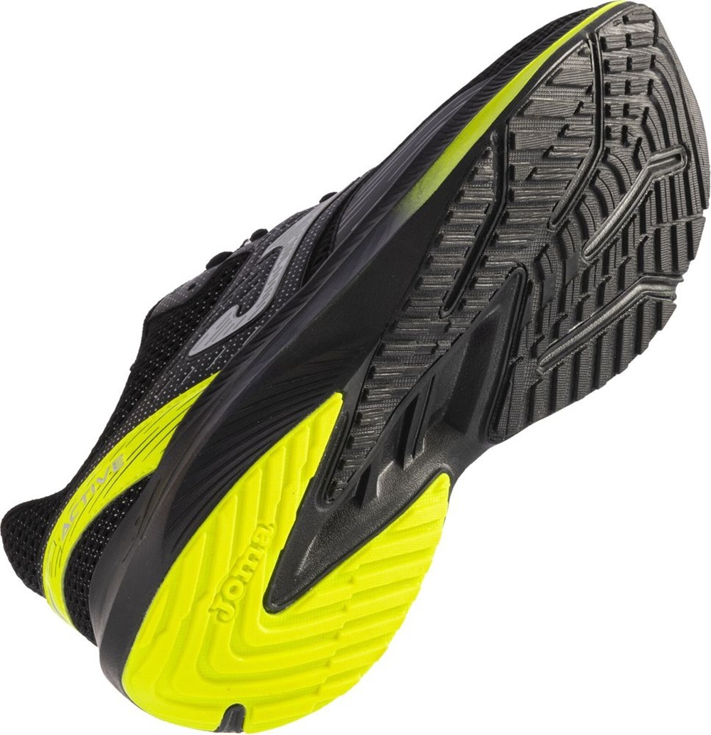 Кроссовки мужские JOMA Active 2431 Black Lemon Fluor RACTIW2431 40 черные фото 