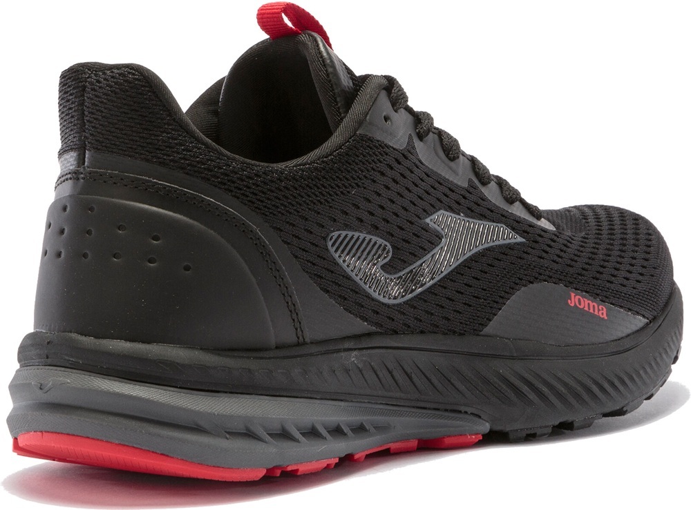 Кроссовки мужские JOMA Boro 2121 Black Red RBOROW2121 45 черные фото 4