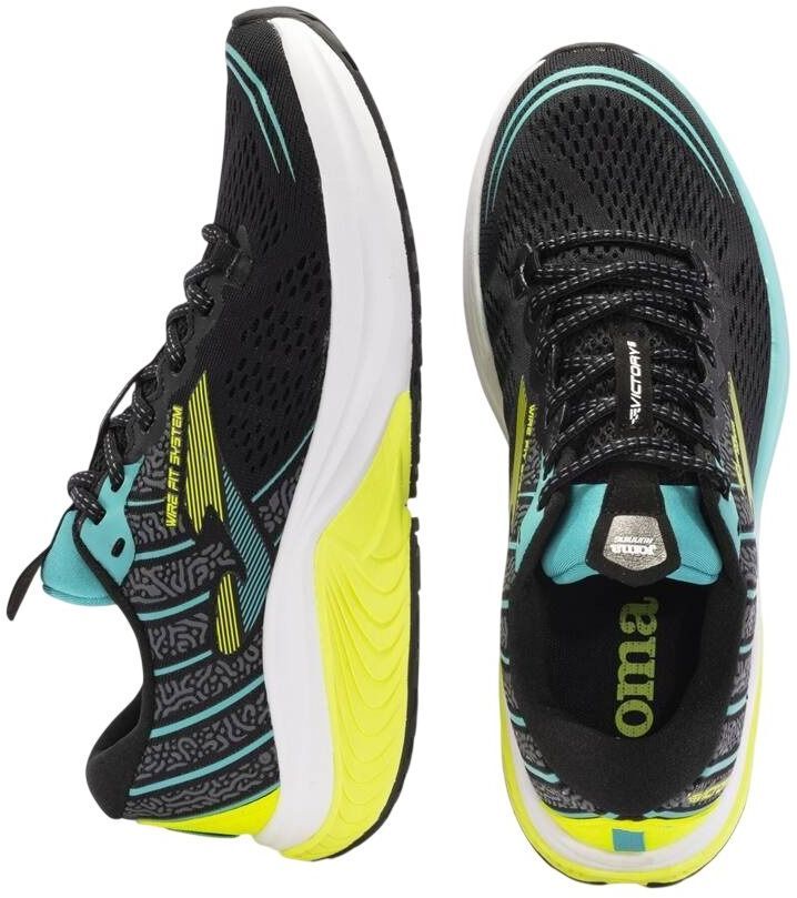 Кроссовки мужские JOMA Victory 2401 Black Turquoise RVICTW2401 41 черные фото 