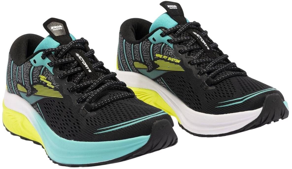 Кроссовки мужские JOMA Victory 2401 Black Turquoise RVICTW2401 41 черные фото 