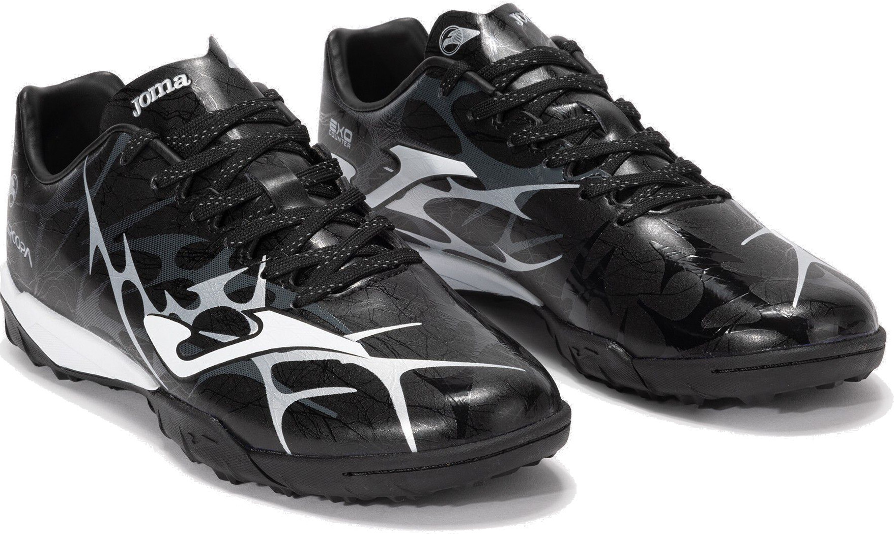 Сороконожки мужские JOMA Super Copa 2501 Black Turf SUPS2501TF 45 черные фото 2