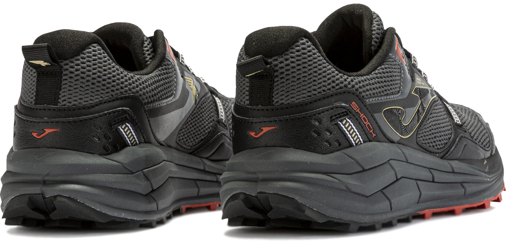 Кроссовки мужские JOMA Shock Men 2422 Black Red TKSHOW2422 45 черные фото 