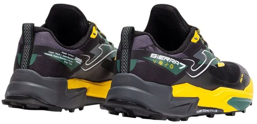 Кроссовки мужские JOMA Sierra 2501 Black Lemon TKSIES2501 43 черные фото 