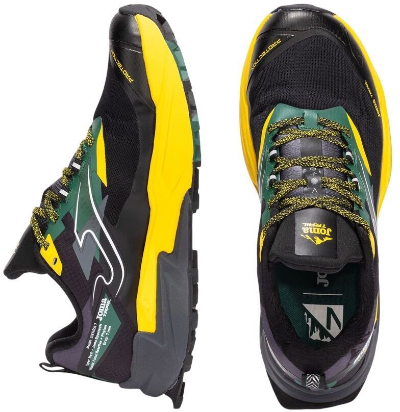 Кроссовки мужские JOMA Sierra 2501 Black Lemon TKSIES2501 45 черные фото 