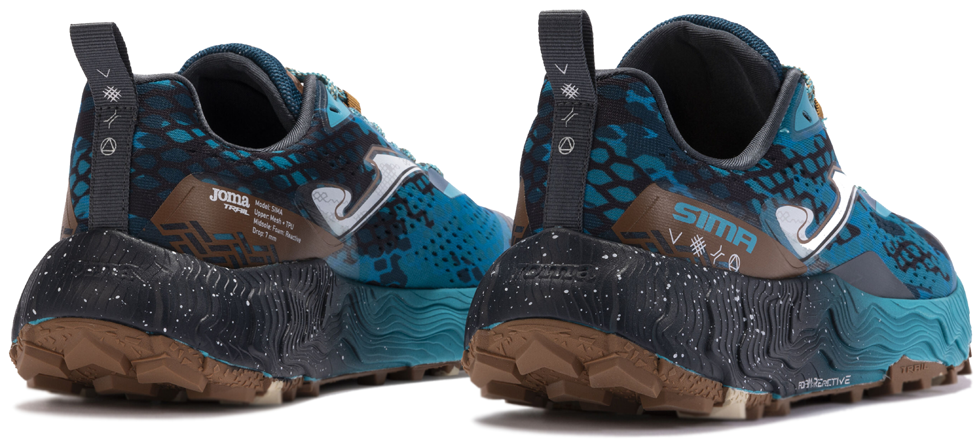 Кроссовки мужские JOMA Sima Men 2417 Blue Brown TKSIMW2417 43,5 голубые фото 