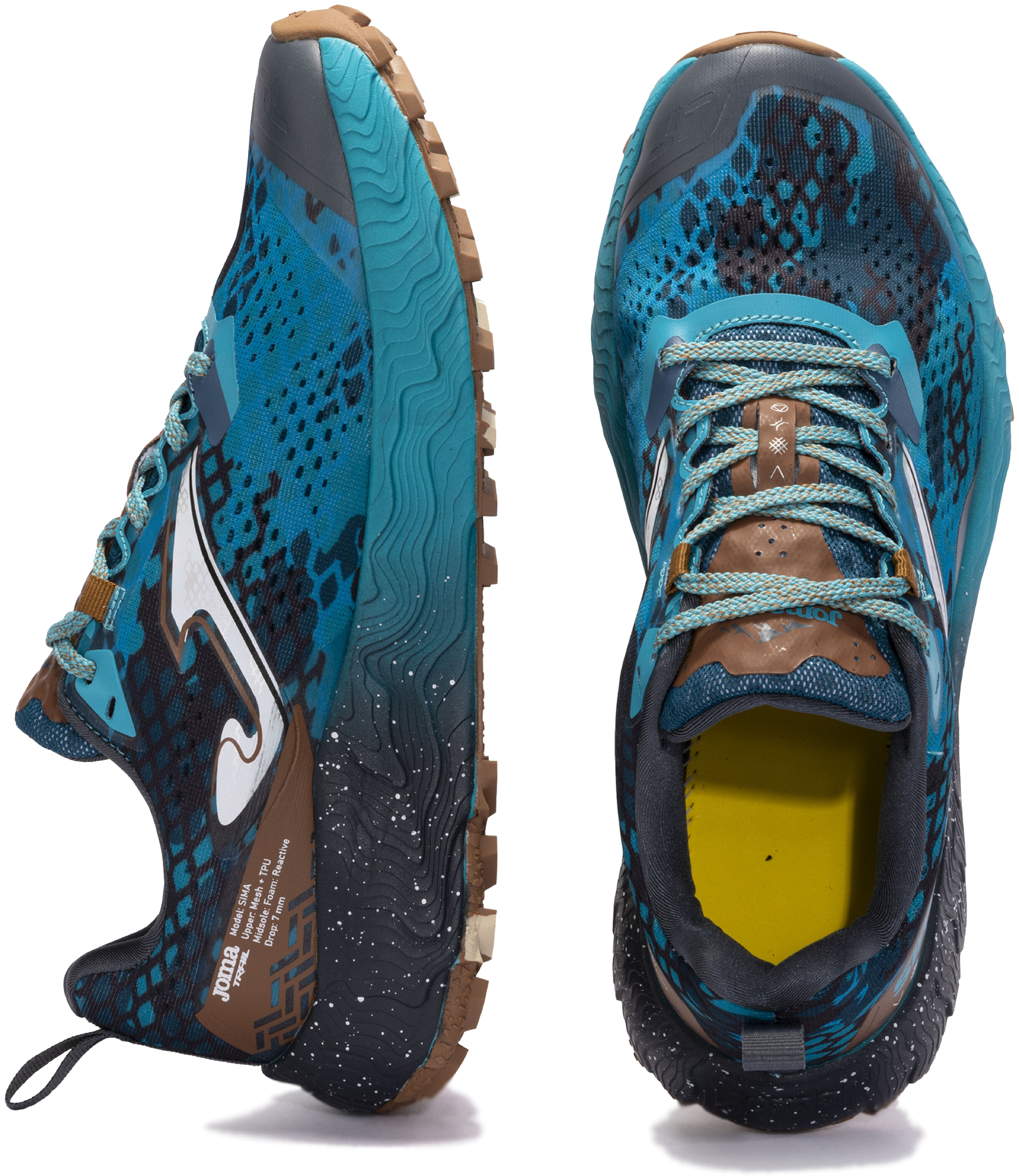 Кроссовки мужские JOMA Sima Men 2417 Blue Brown TKSIMW2417 44 голубые фото 