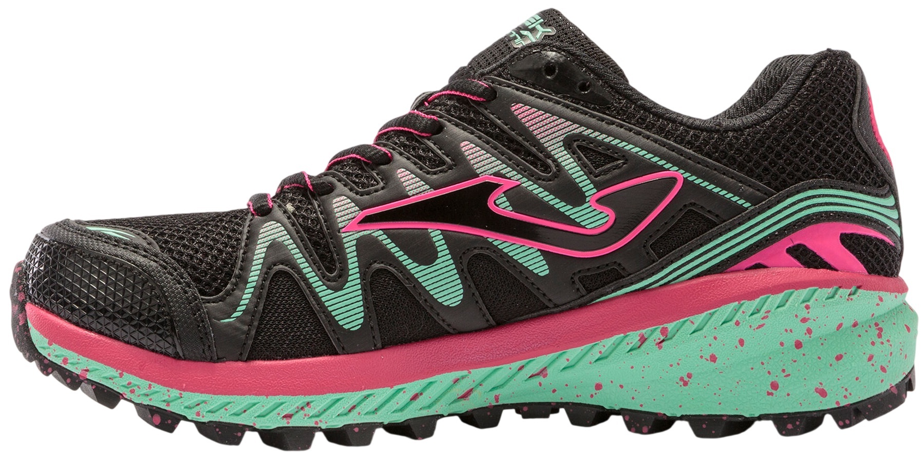 Кроссовки женские JOMA Trek Lady 2101 Black Green TKTRLW2101 42 черные фото2