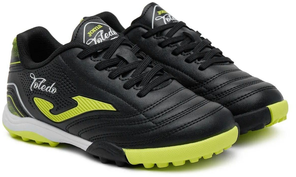 Сороконожки детские JOMA Toledo Jr 25 Turf TOJS2501TF 38 черные фото2