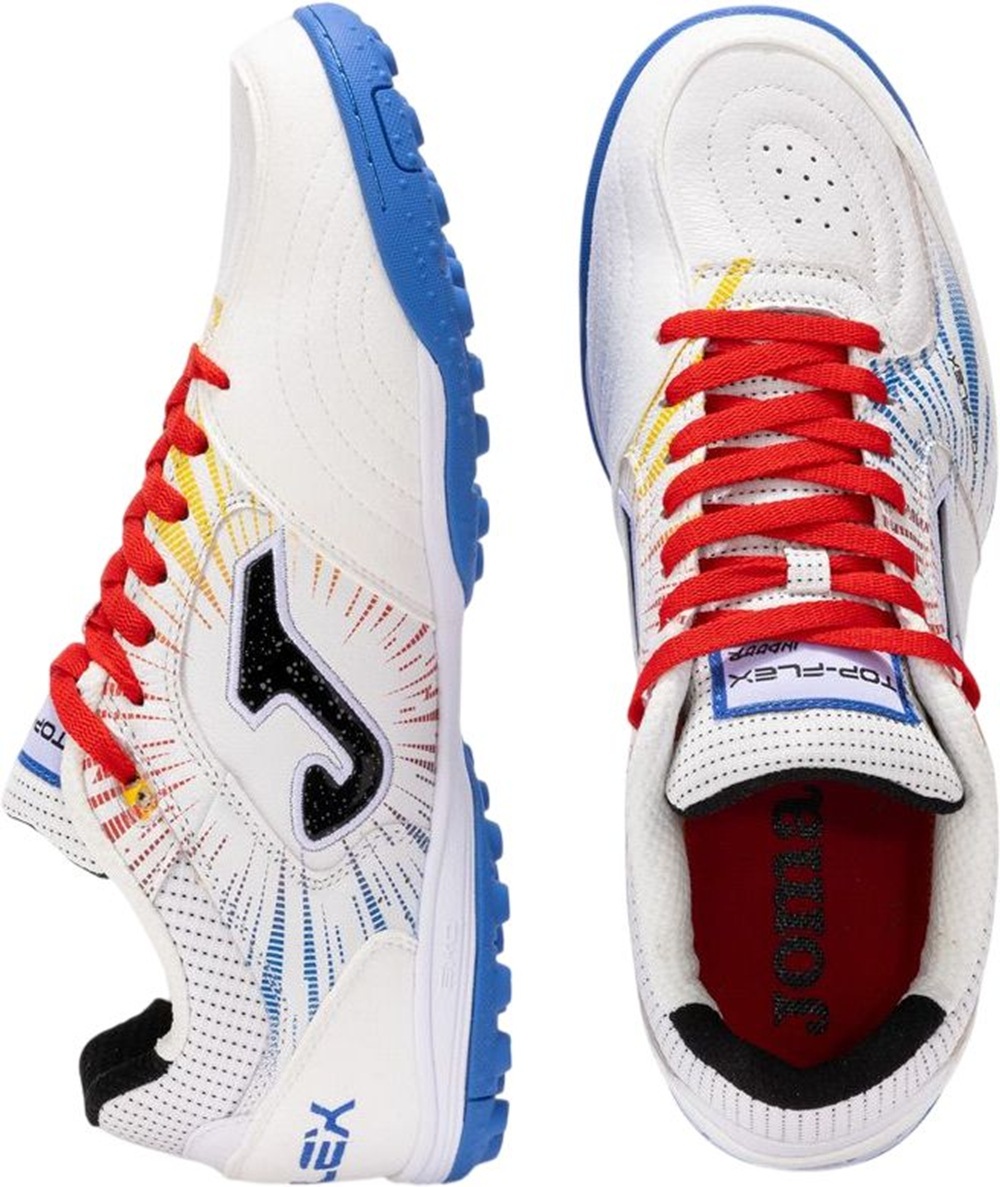 Сороконожки мужские JOMA Top Flex 2476 White Red Turf TOPW2476TF 42 белые фото 