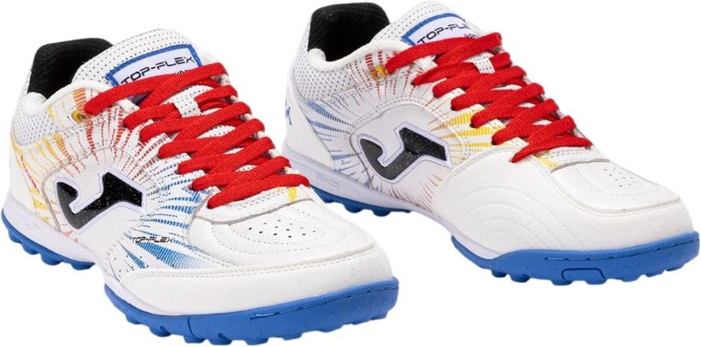 Сороконожки мужские JOMA Top Flex 2476 White Red Turf TOPW2476TF 43 белые фото 