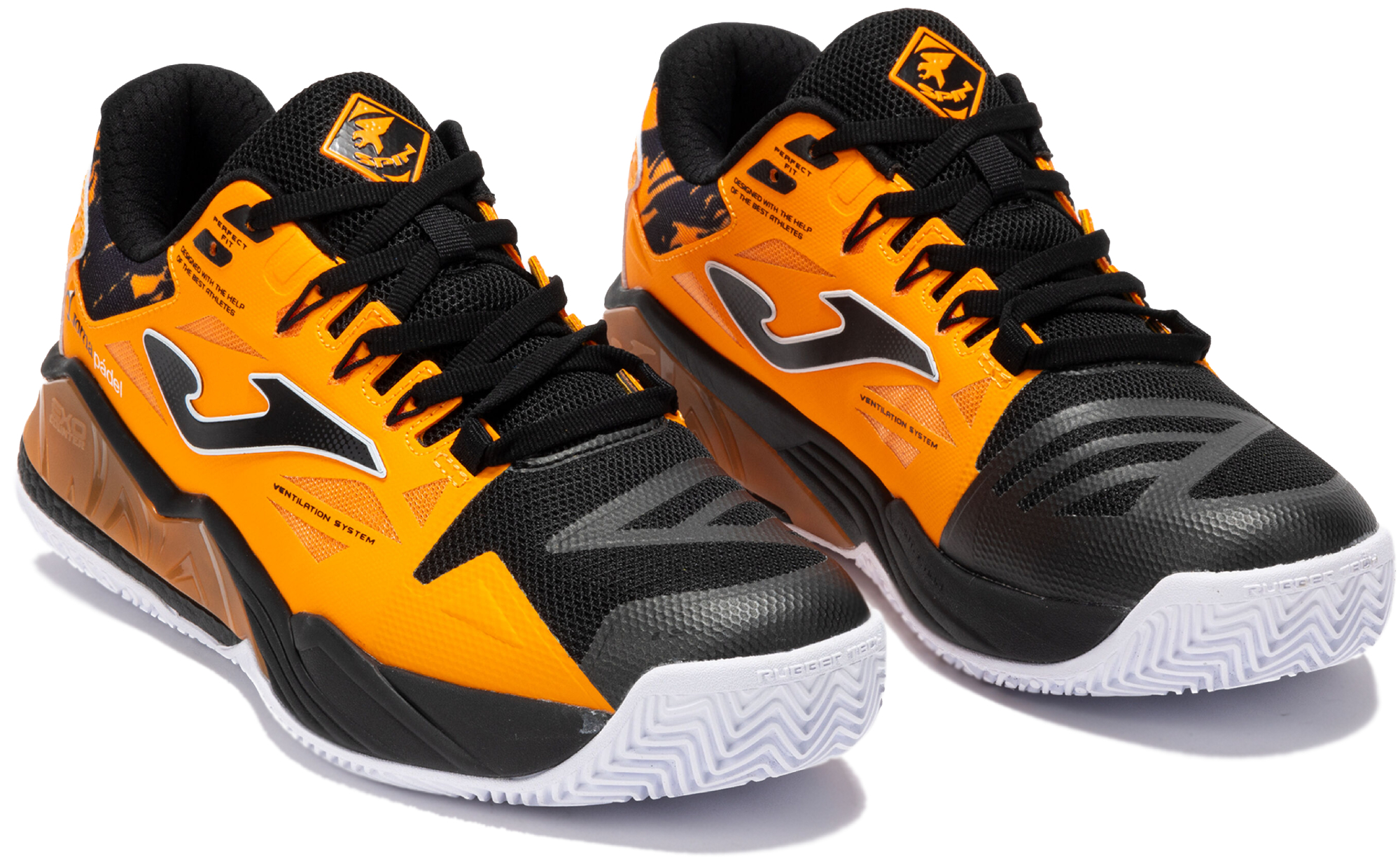 Кроссовки для тенниса мужские JOMA Spin Men 2508 Orange TSPINS2508OM 41 оранджевые фото 