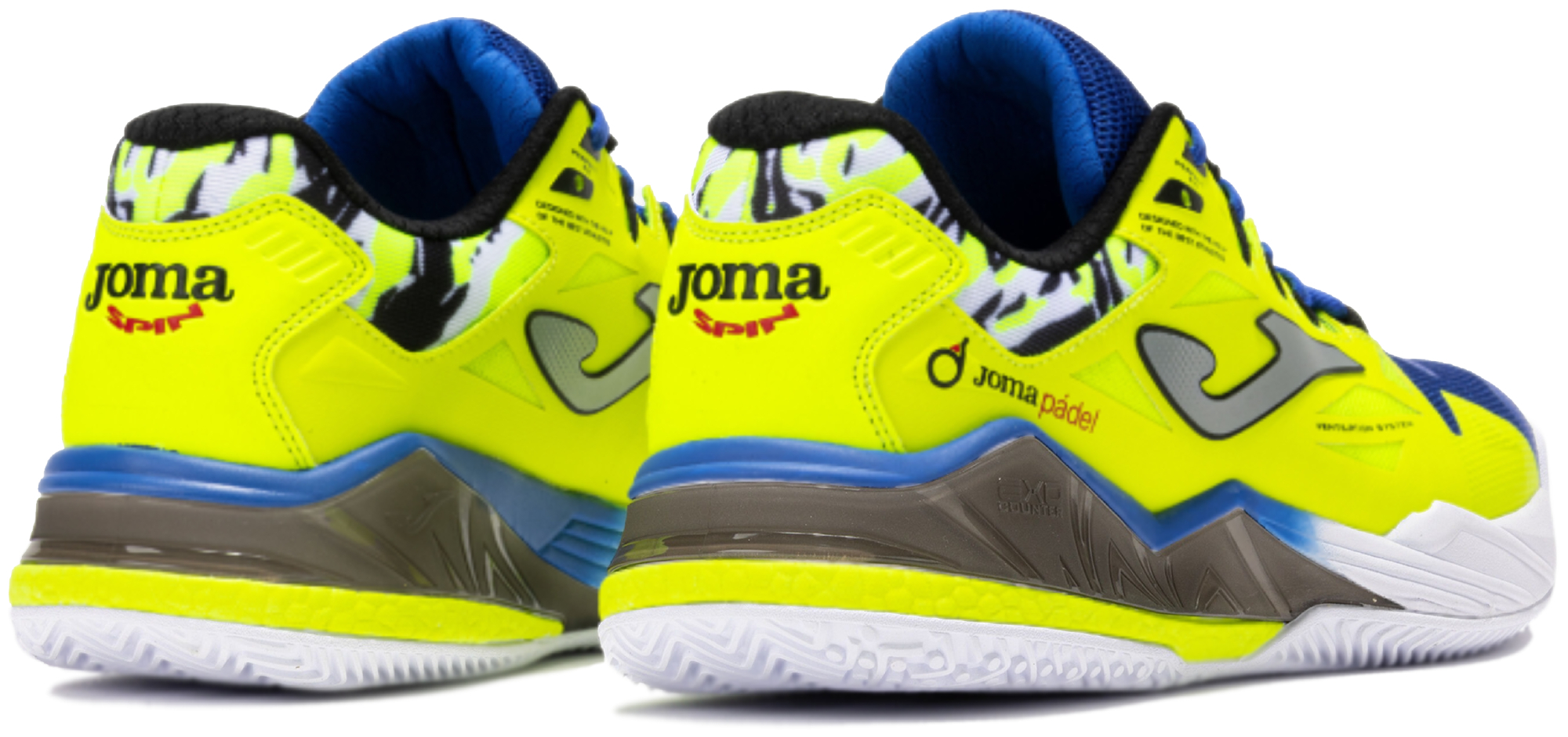 Кроссовки для тенниса мужские JOMA Spin Men 2509 Royal Yellow TSPINS2509OM 43 синие фото 