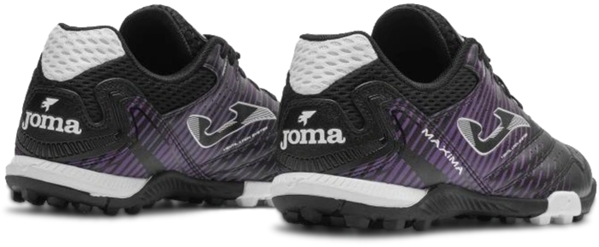 Сороконожки мужские JOMA Maxima 2631 Black Fuchsia Turf MAXS2631TF 45 черные фото 