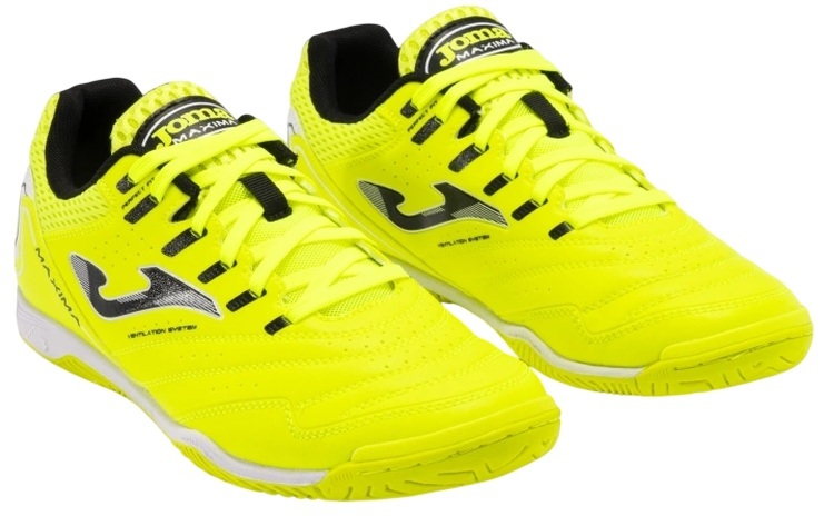Футзалки мужские JOMA Maxima 2409 Lemon Fluor Indoor MAXW2409IN 43 лаймовые фото 