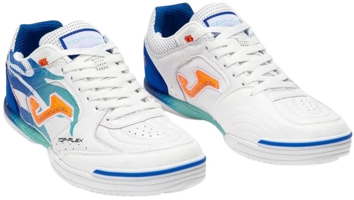 Футзалки мужские JOMA Top Flex 2576 White Royal Indoor TOPS2576IN 43 белые фото 