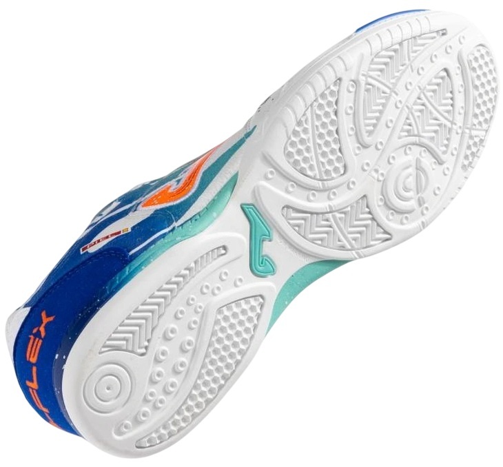 Футзалки мужские JOMA Top Flex 2576 White Royal Indoor TOPS2576IN 45 белые фото 