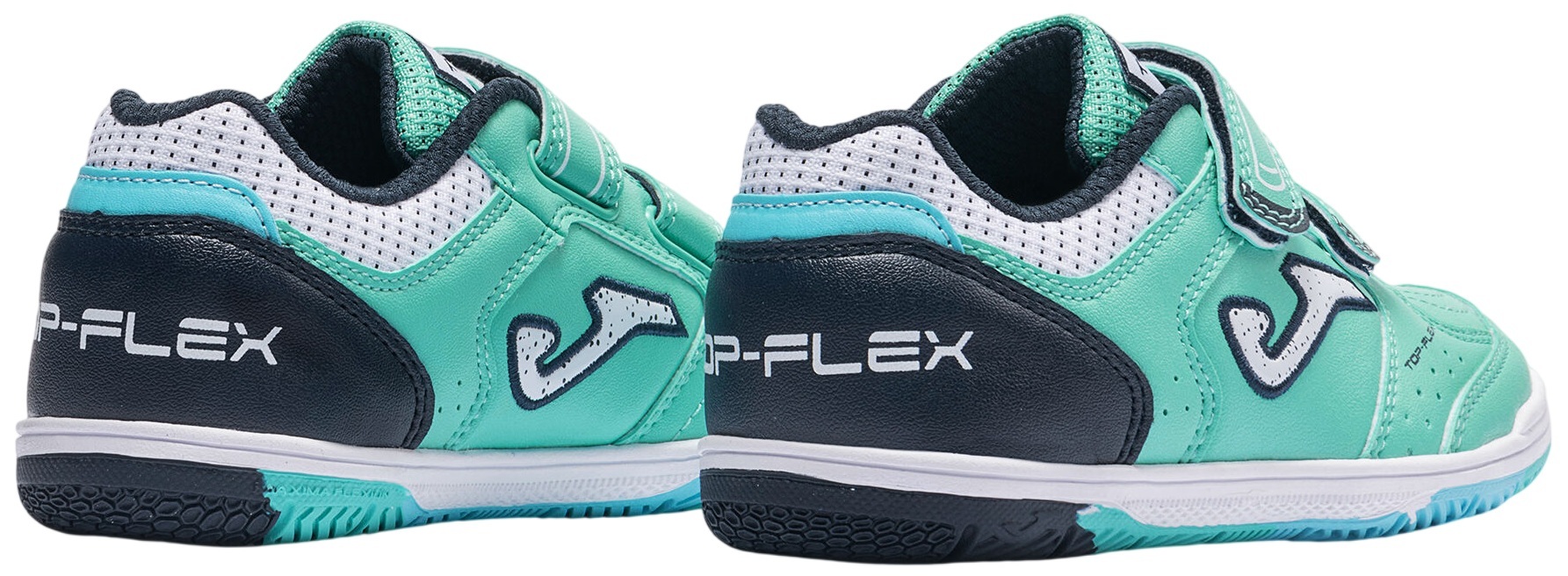 Футзалки детские JOMA Top Flex Jr 2627 Turquoise Indoor TPJS2627INV 35 бирюзовые фото3
