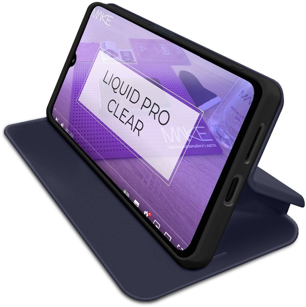 Чохол-книжка MakeFuture для Samsung A17 Flip Blue Dark (MCP-SA17BL)фото