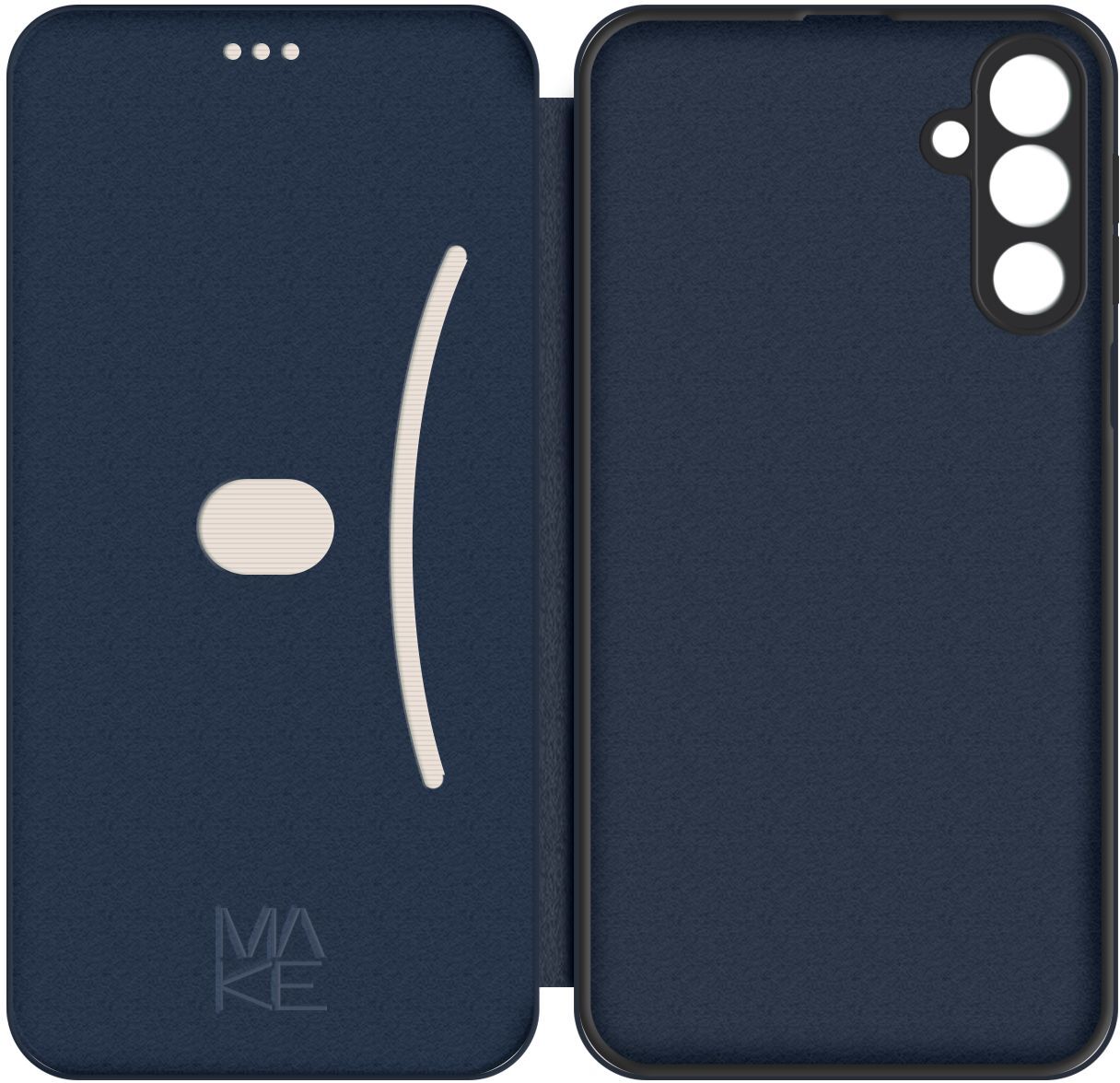 Чохол-книжка MakeFuture для Samsung A17 Flip Blue Dark (MCP-SA17BL)фото