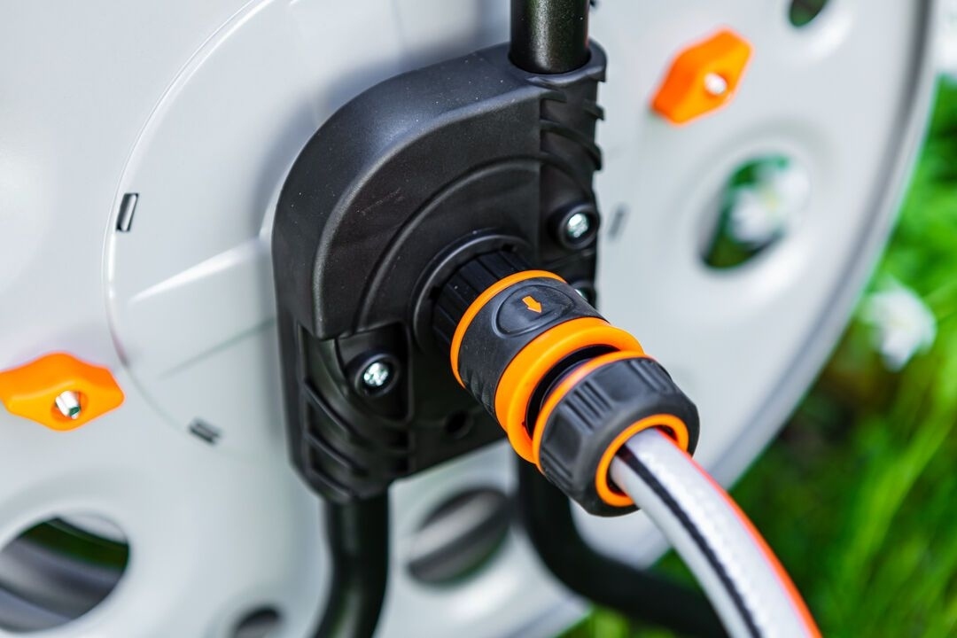 Катушка для шланга Neo Tools на подставке 100м 1/2" 30м 3/4" (15-790) фото 