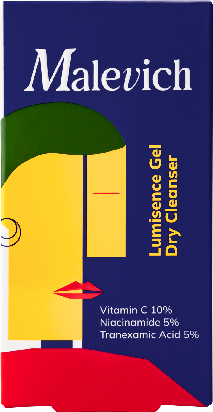Сухой очищающий гель для лица Malevich для сияния кожи 60 г фото 2