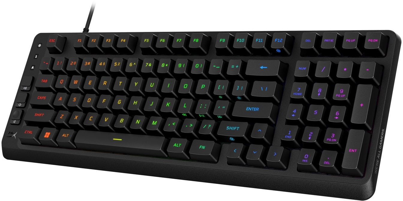 Игровая клавиатура HyperX Eve 1800 Black (B7JE0AA) фото 