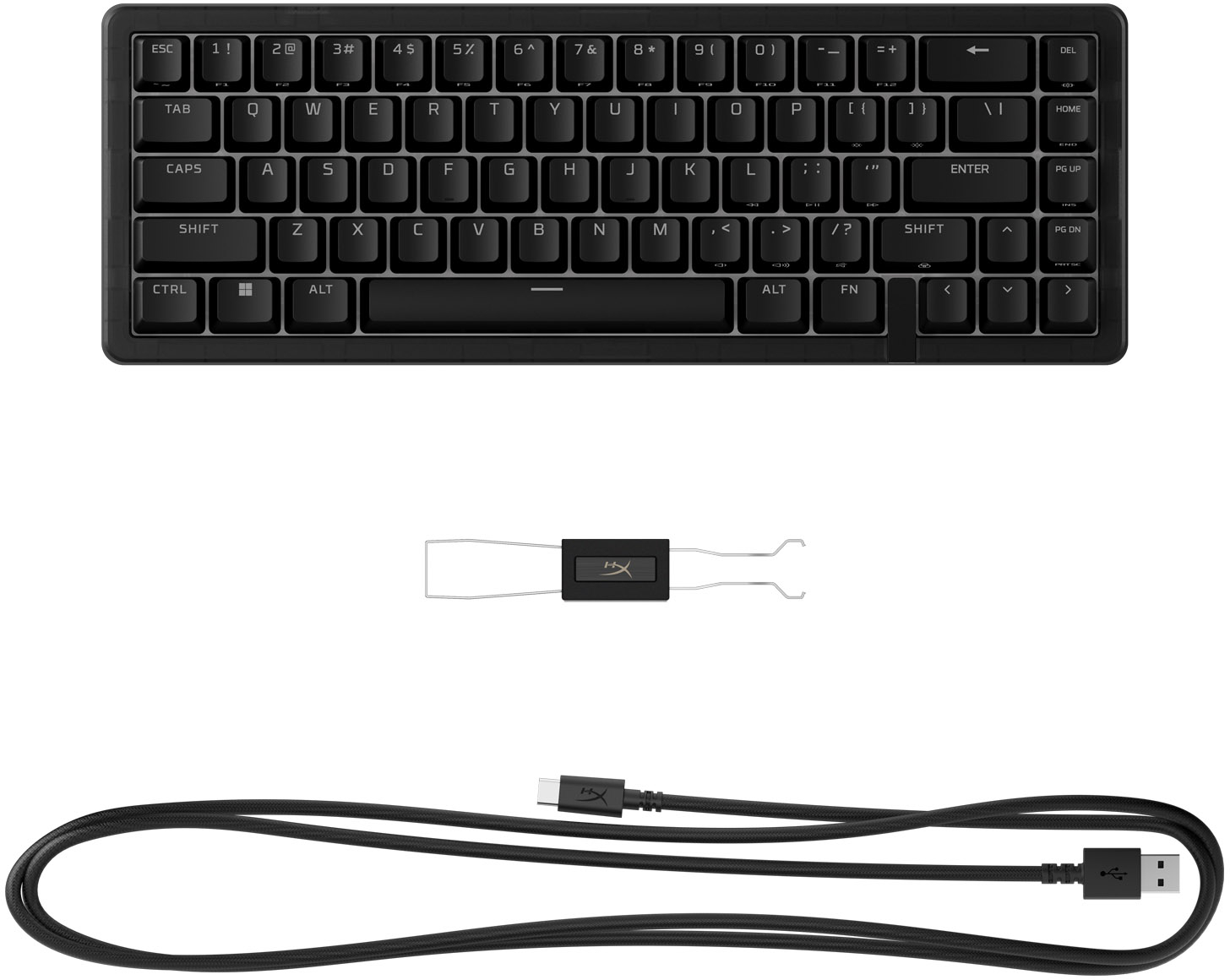Игровая клавиатура HyperX Origins 2 65 HX Red USB Black (B4QS3AA) фото 5