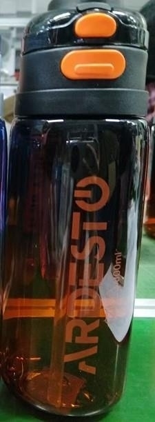 Бутылка для воды ARDESTO Gym 800мл, черный (AR2280GL) фото 