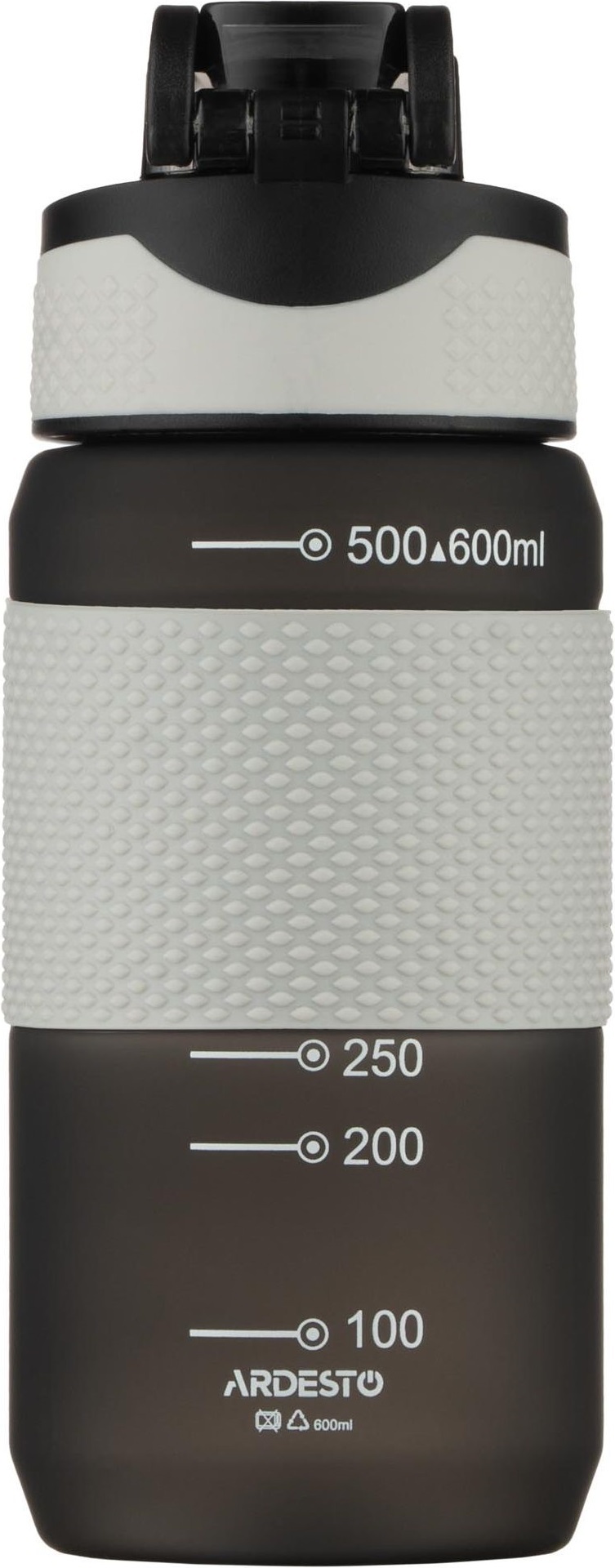 Бутылка для воды ARDESTO Motion 600мл, черный (AR2260ML) фото 