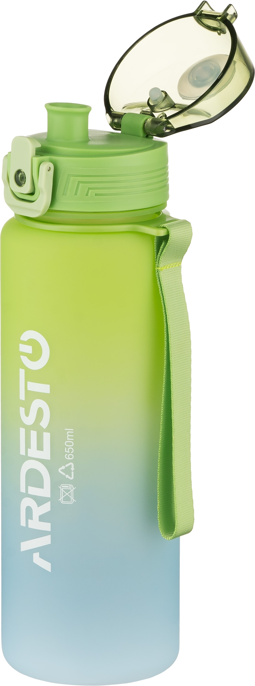 Бутылка для воды ARDESTO Travel 650мл, зеленый (AR2265TG) фото 4