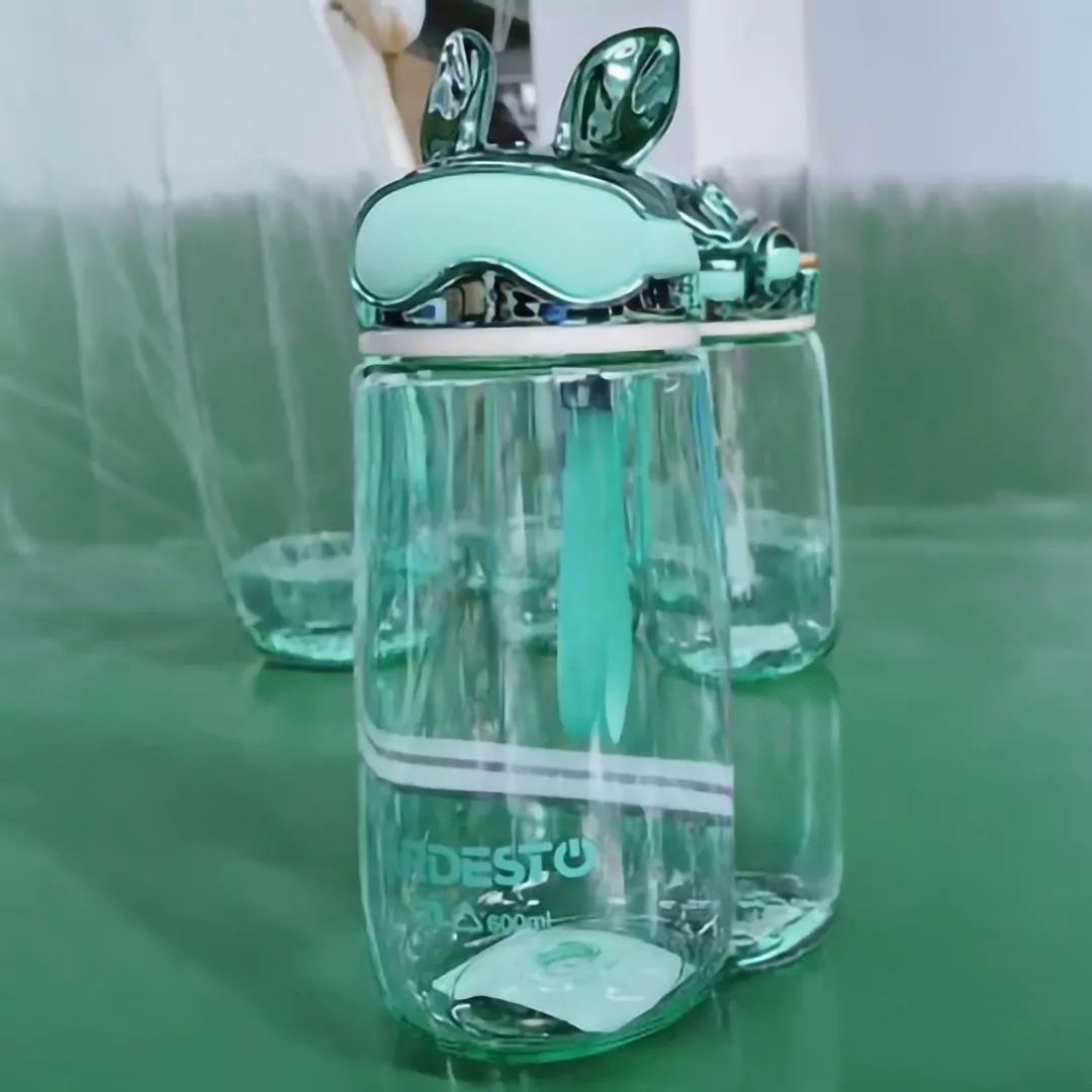 Пляшка для води ARDESTO Bunny 600мл, зелений (AR2260BB)фото