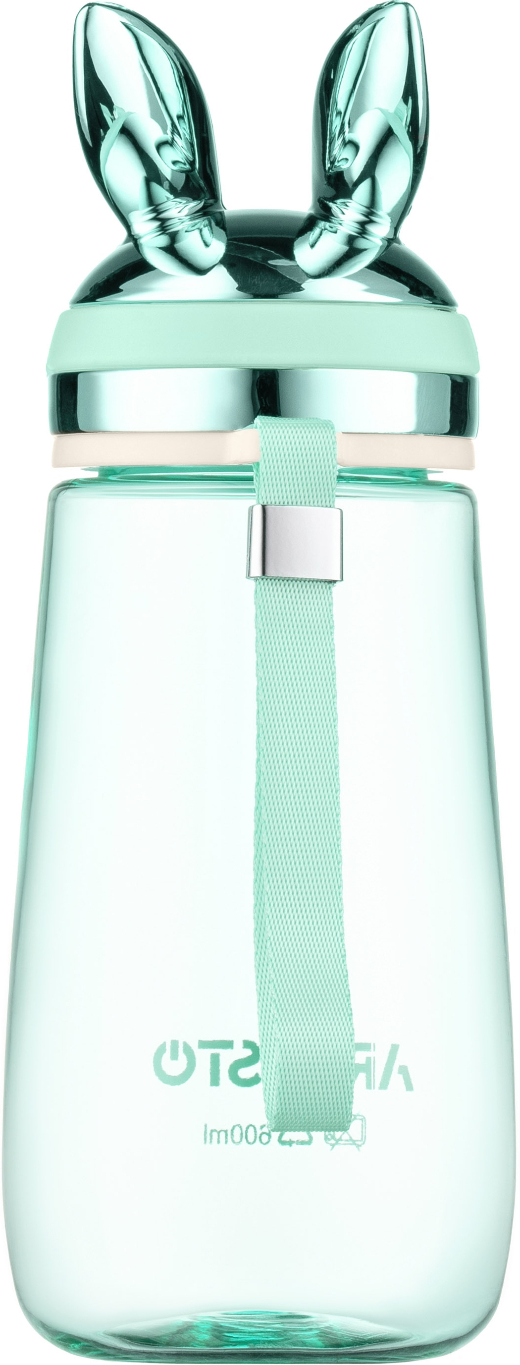 Бутылка для воды ARDESTO Bunny 600мл, зеленый (AR2260BB) фото 3