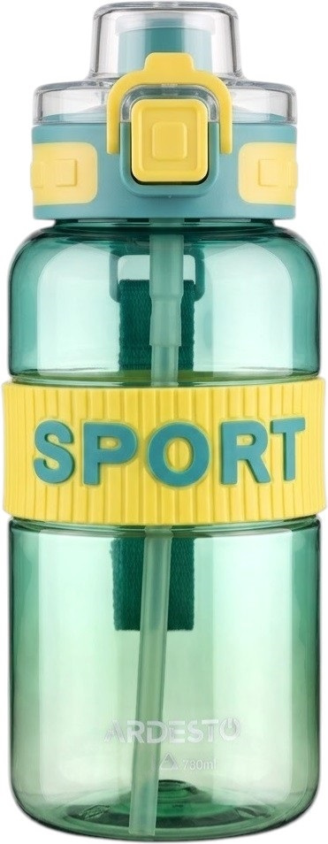 Пляшка для води ARDESTO Gradient 780мл, зелений (AR2278GE)фото