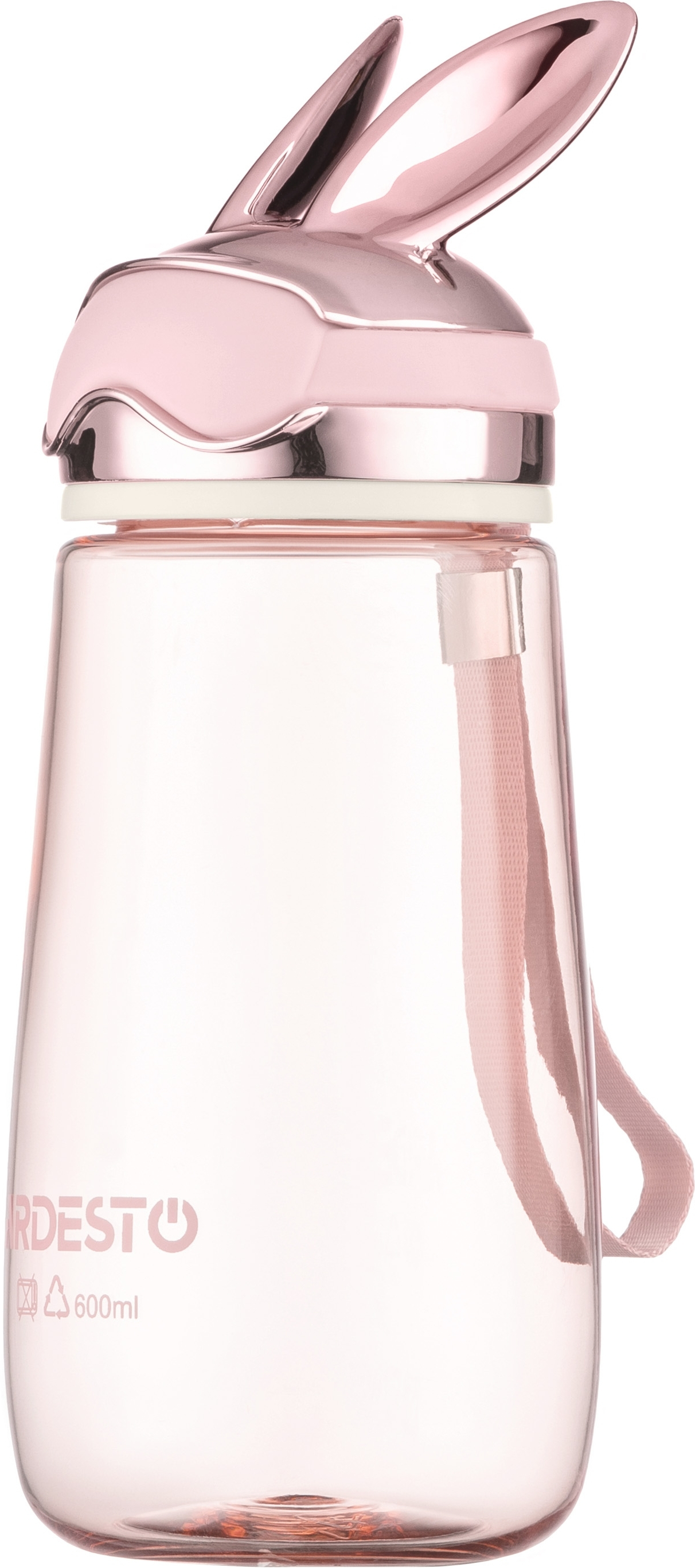 Бутылка для воды ARDESTO Bunny 600мл, розовый (AR2260BP) фото 3