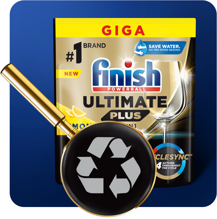 Капсулы для посудомоечных машин Finish Ultimate Plus All in 1 Лимон 45 шт фото 3