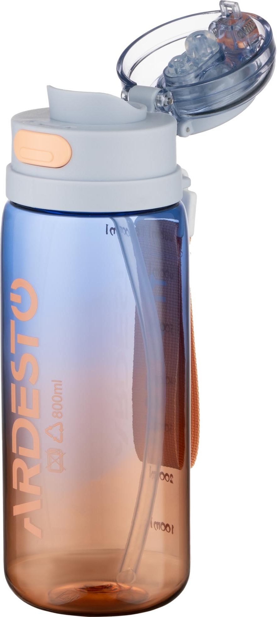 Бутылка для воды ARDESTO Gym 800мл, голубой (AR2280GB) фото 4