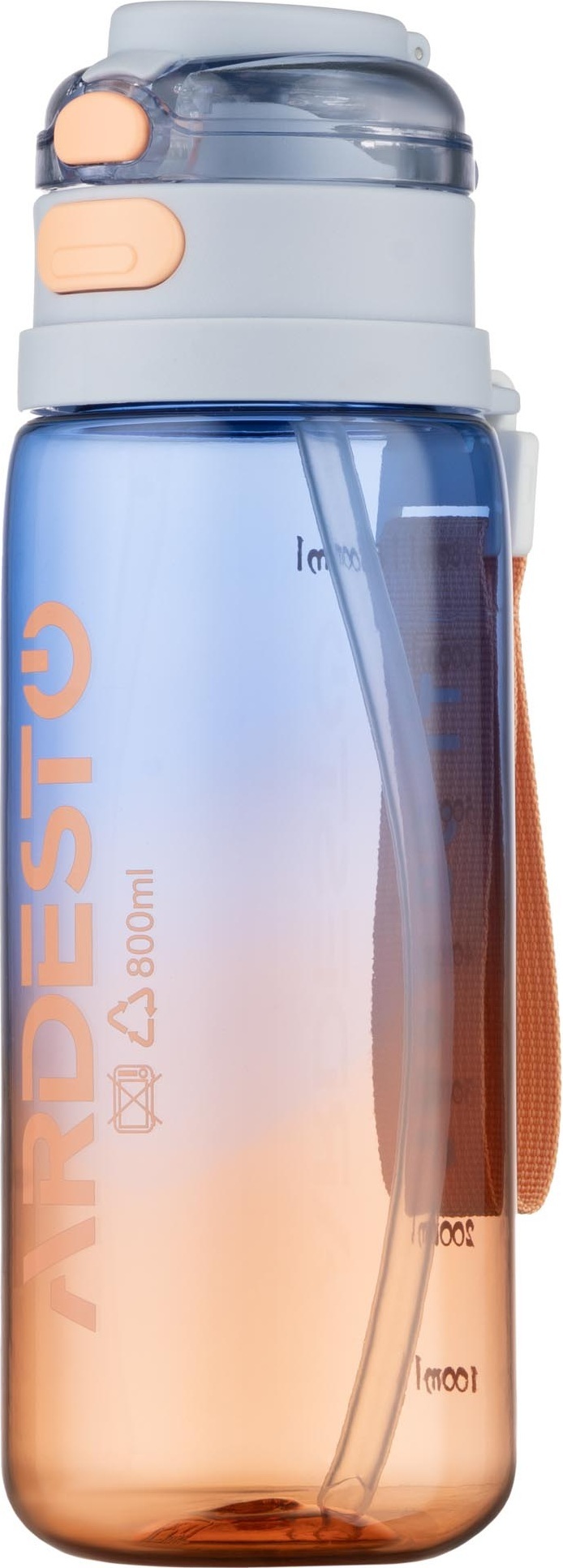 Бутылка для воды ARDESTO Gym 800мл, голубой (AR2280GB) фото 2