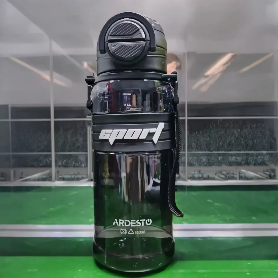 Пляшка для води ARDESTO Urban 850мл, чорний (AR2285UB)фото
